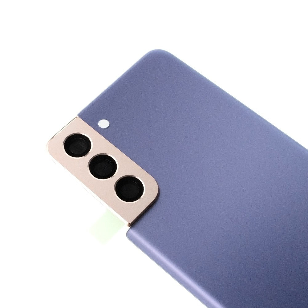 Brown Rear Cover Glass For Samsung Galaxy S21-Phantom Violet Brown Rear Cover Glass For Samsung Galaxy S21-Phantom Violet